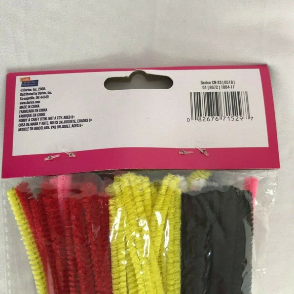 New Chenille Pipe Cleaners 100 pieces Each 12" - Picture 5 of 7